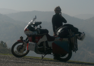 Rick's bike (honda Africa twin XRV750)